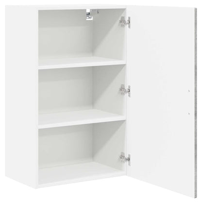 Armadietto a muro PORTO Grigio cemento 50 x 31 x 80 cm | homemem39