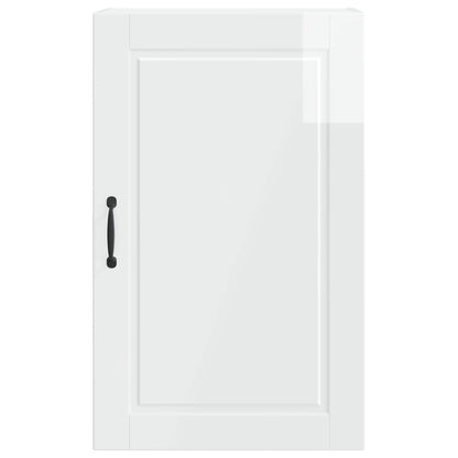 Armadietto a muro PORTO Bianco Lucido 50 x 31 x 80 cm | homemem39