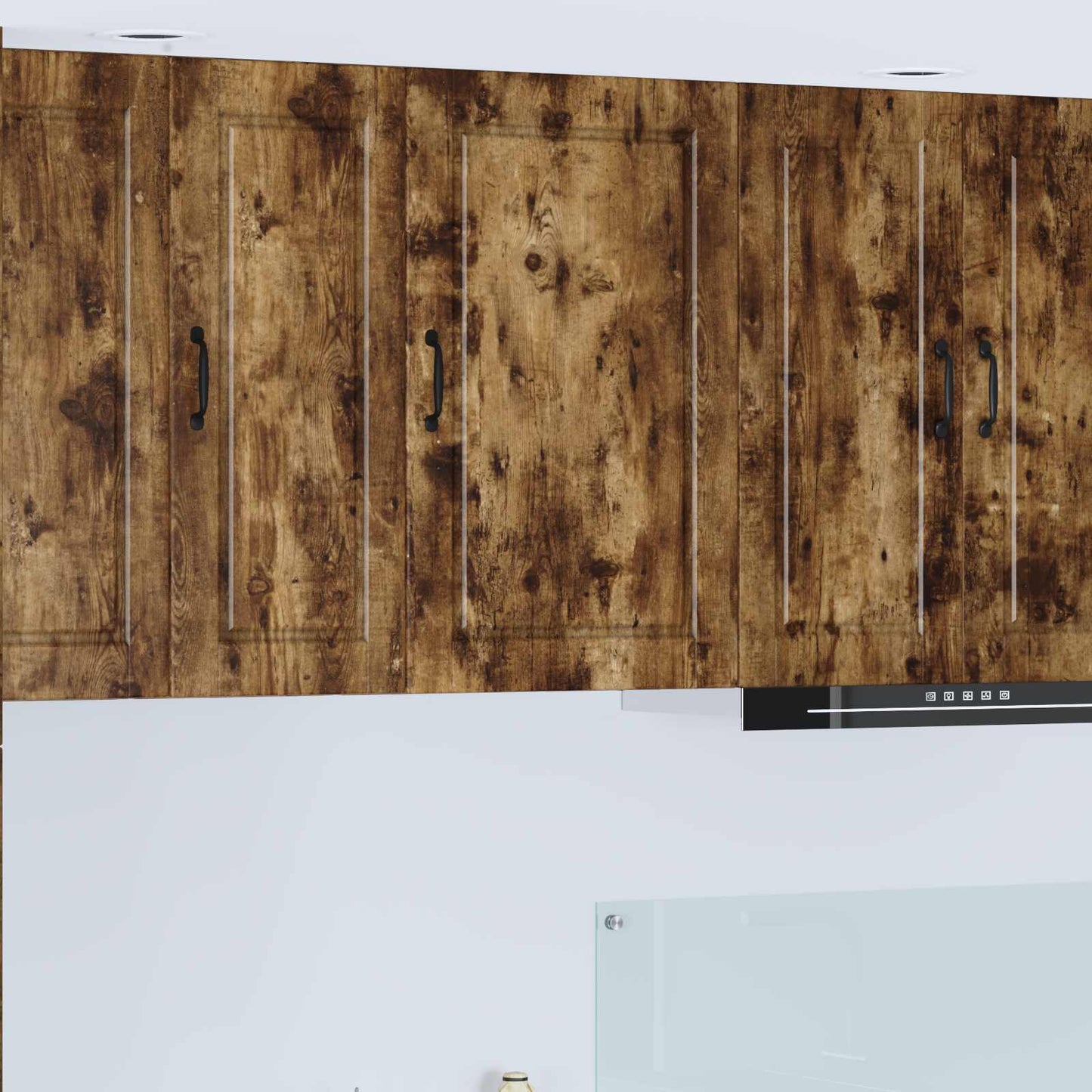 Armadietto a muro PORTO Rovere fumé 50 x 31 x 80 cm | homemem39