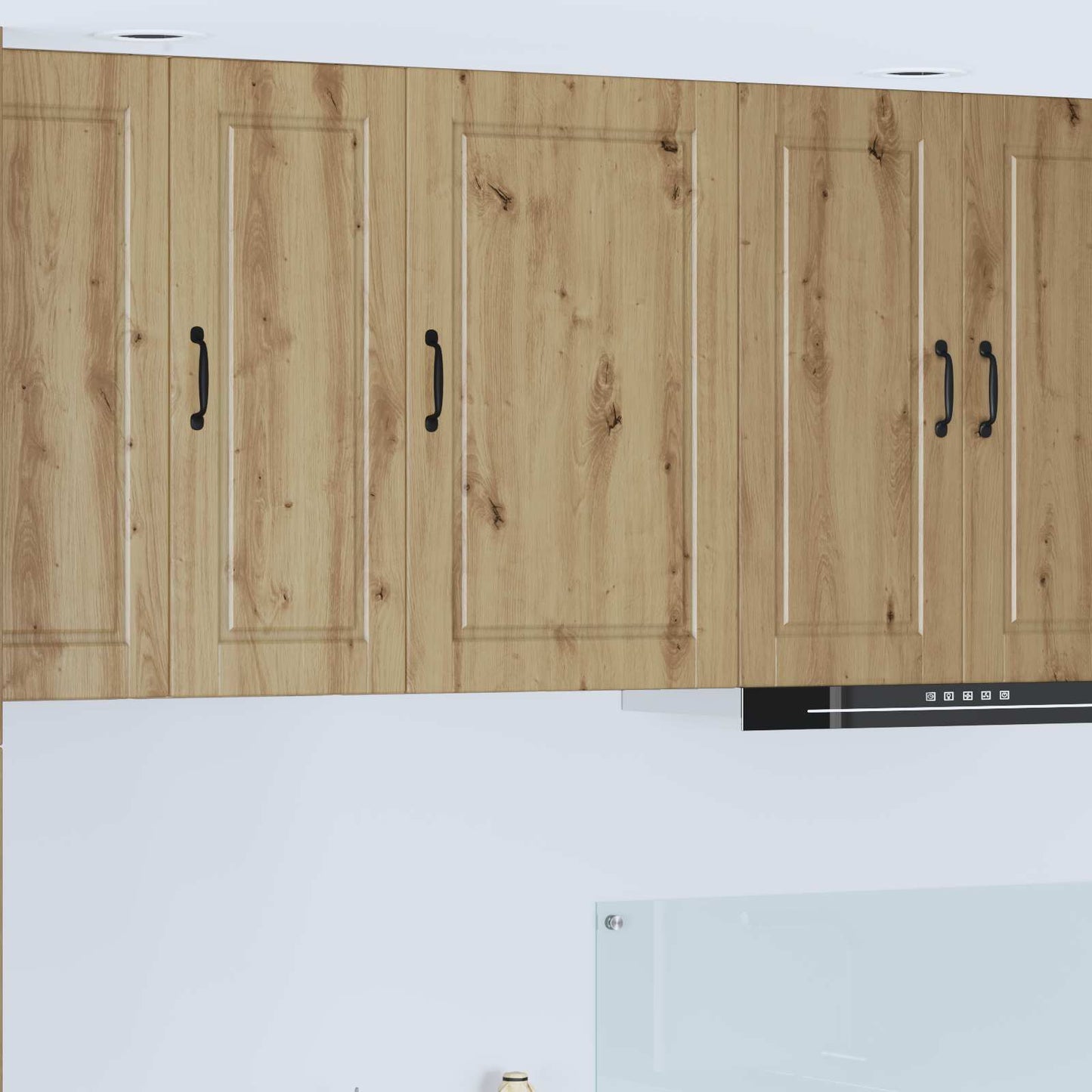 Armadietto a muro PORTO Rovere artigianale 50 x 31 x 80 cm | homemem39