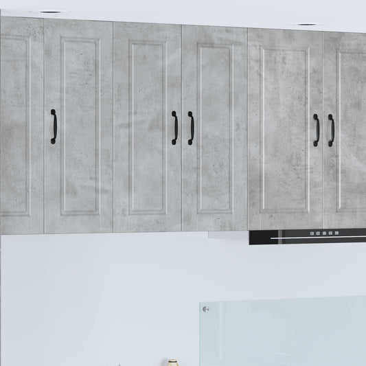 Armadietto a muro PORTO Grigio cemento 60 x 31 x 80 cm | homemem39