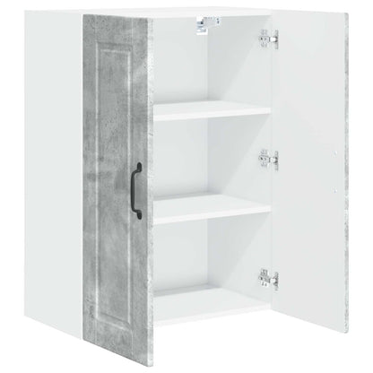 Armadietto a muro PORTO Grigio cemento 60 x 31 x 80 cm | homemem39