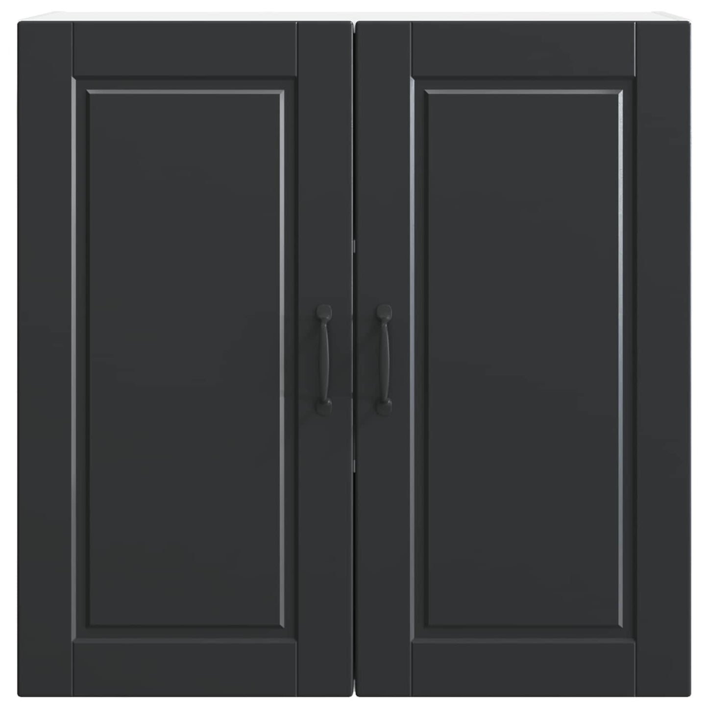 Armadietto a muro PORTO Nero 80 x 31 x 80 cm Legno multistrato | homemem39