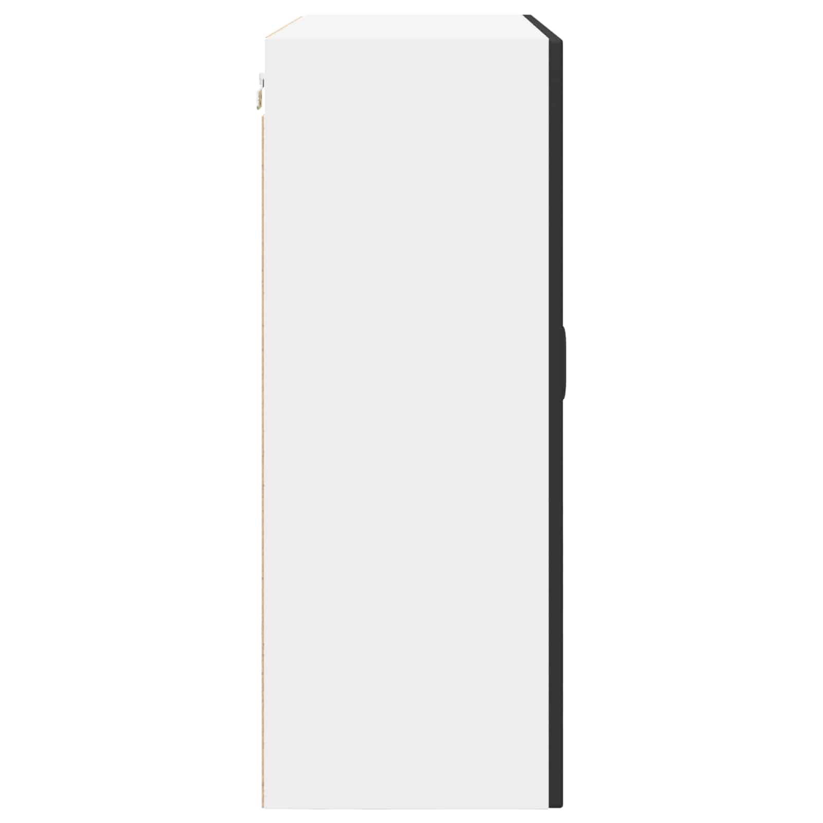 Armadietto a muro PORTO Nero 80 x 31 x 80 cm Legno multistrato | homemem39