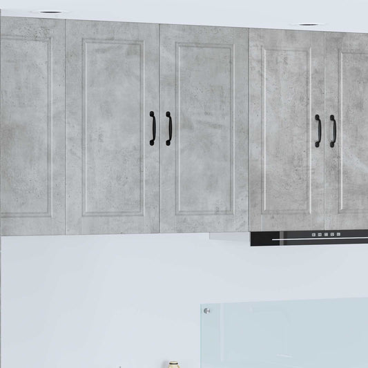 Armadietto a muro PORTO Grigio cemento 80 x 31 x 80 cm | homemem39