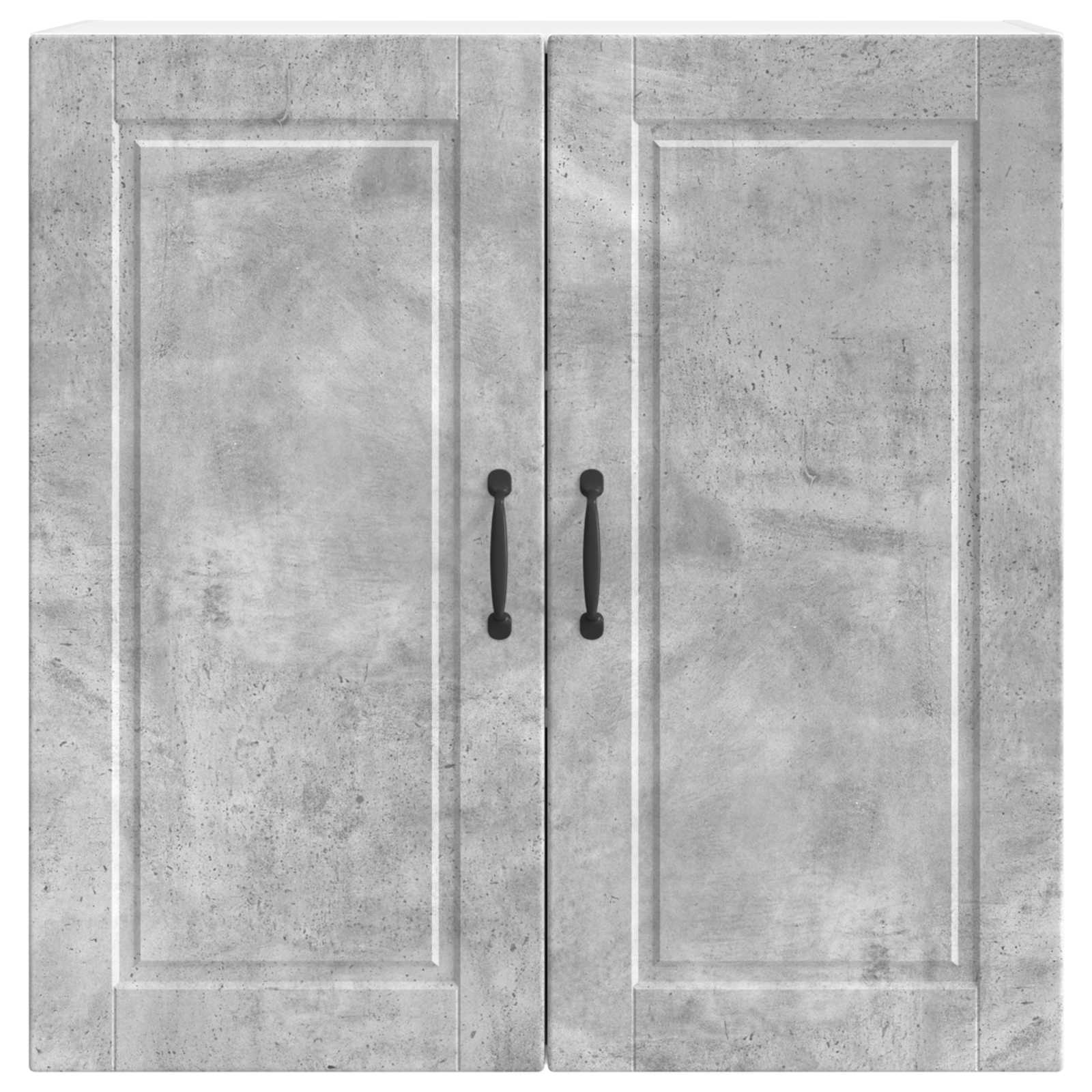 Armadietto a muro PORTO Grigio cemento 80 x 31 x 80 cm | homemem39