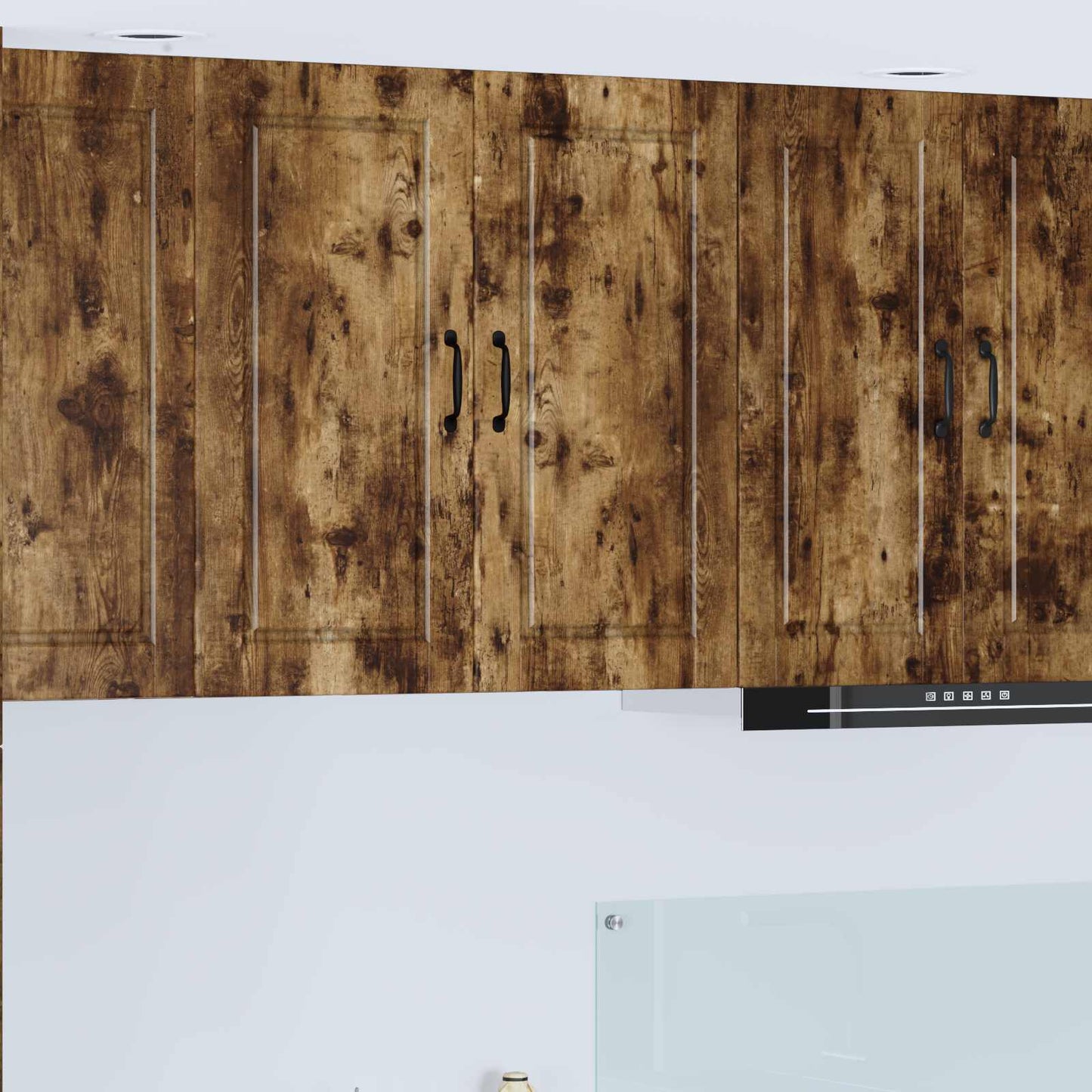 Armadietto a muro PORTO Rovere fumé 80 x 31 x 80 cm | homemem39