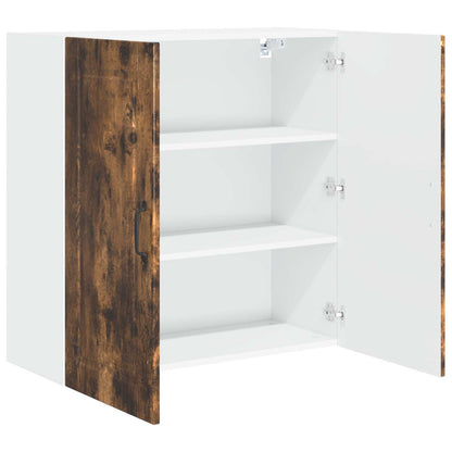 Armadietto a muro PORTO Rovere fumé 80 x 31 x 80 cm | homemem39