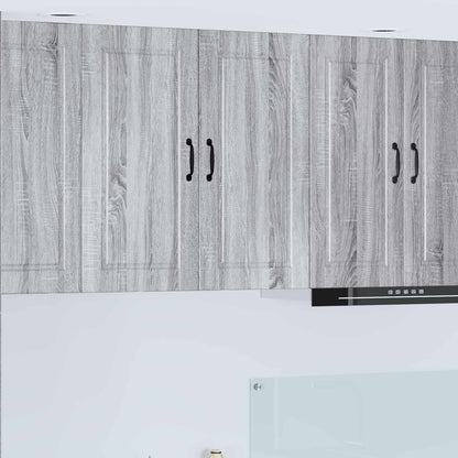 Armadietto a muro PORTO Grigio Sonoma 80 x 31 x 80 cm