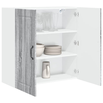 Armadietto a muro PORTO Grigio Sonoma 80 x 31 x 80 cm | homemem39