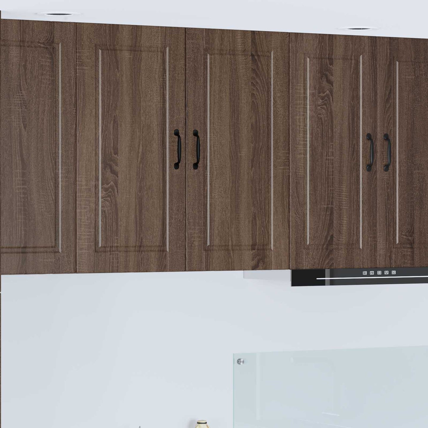 Armadietto a muro PORTO Rovere Marrone 80 x 31 x 80 cm