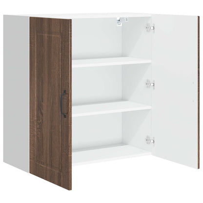 Armadietto a muro PORTO Rovere Marrone 80 x 31 x 80 cm | homemem39