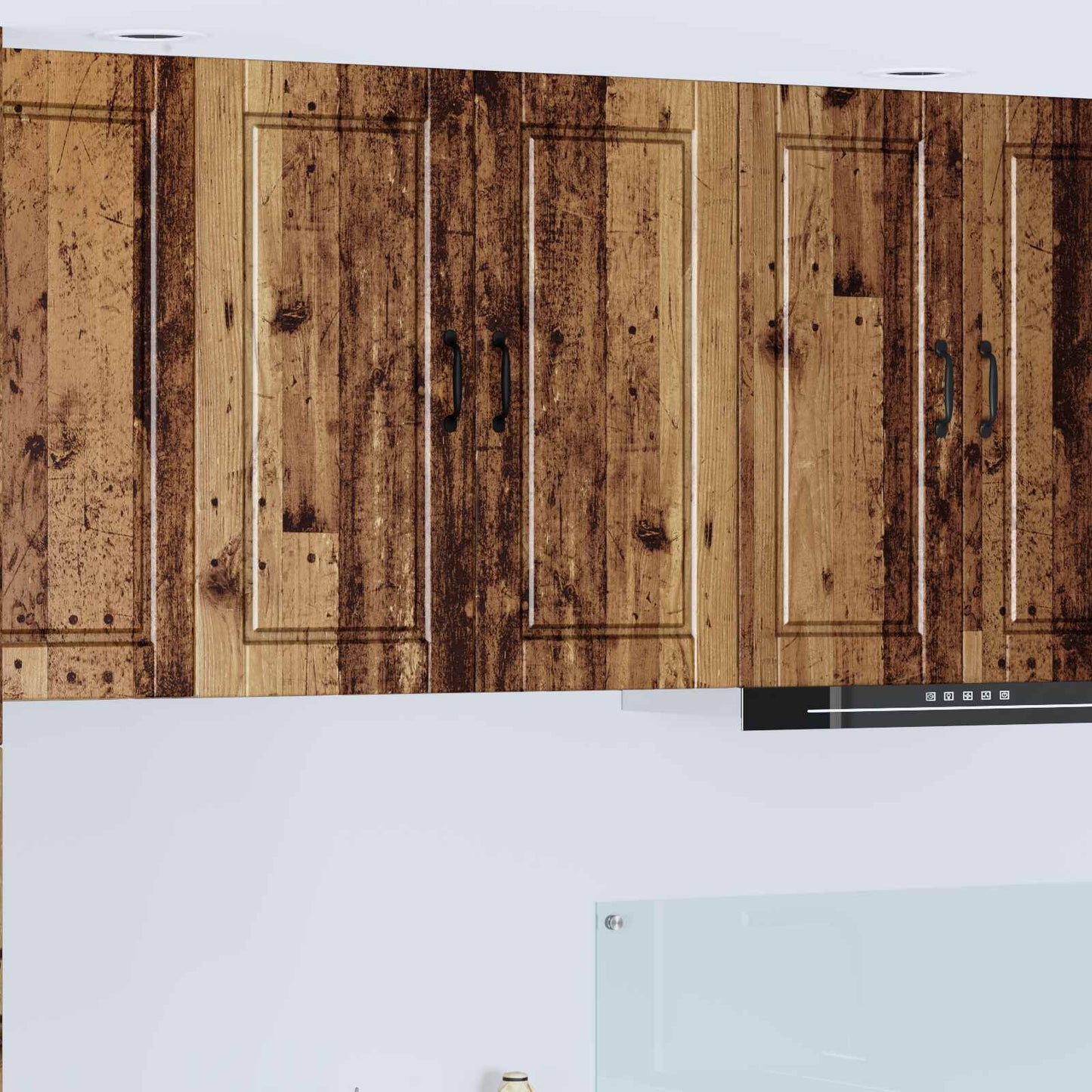 Armadietto a muro PORTO Legno vecchio 80 x 31 x 80 cm