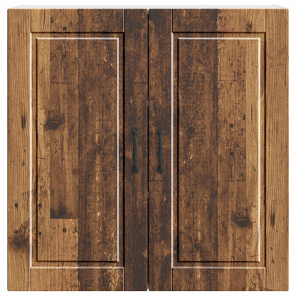 Armadietto a muro PORTO Legno vecchio 80 x 31 x 80 cm