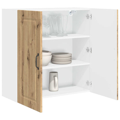 Armadietto a muro PORTO Rovere artigianale 80 x 31 x 80 cm | homemem39