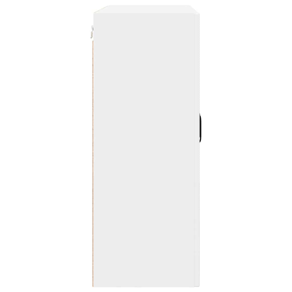 Mobile in vetro da parete PORTO Bianco 80 x 31 x 80 cm | homemem39