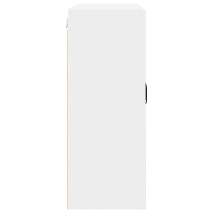 Mobile in vetro da parete PORTO Bianco 80 x 31 x 80 cm | homemem39