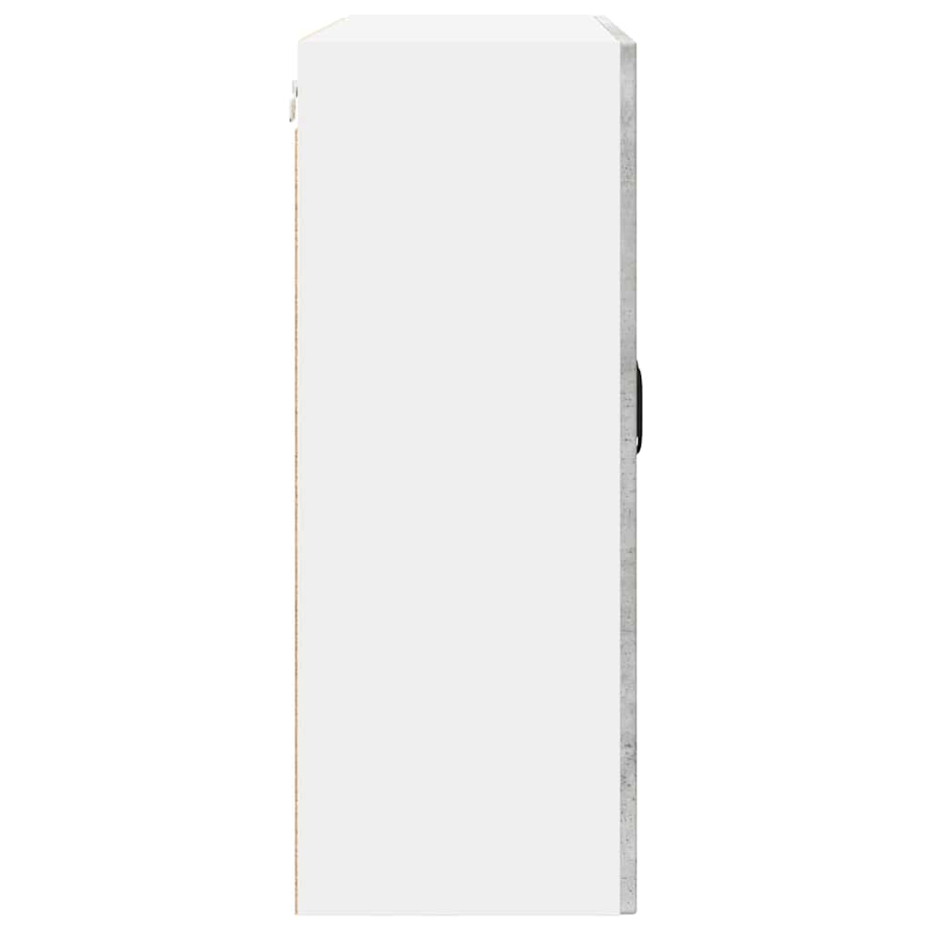 Mobile in vetro da parete PORTO Grigio cemento 80 x 31 x 80 cm | homemem39