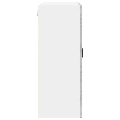 Mobile in vetro da parete PORTO Grigio cemento 80 x 31 x 80 cm