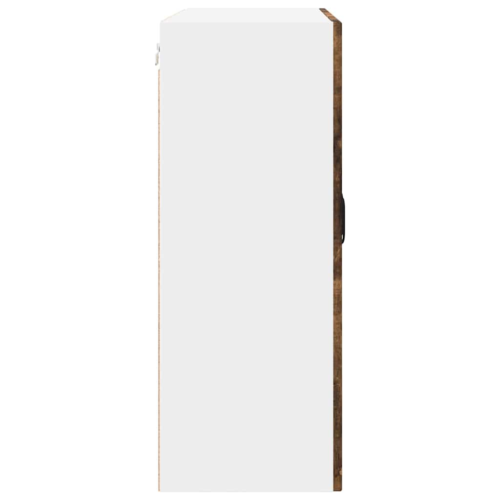 Mobile in vetro da parete PORTO Rovere fumé 80 x 31 x 80 cm | homemem39