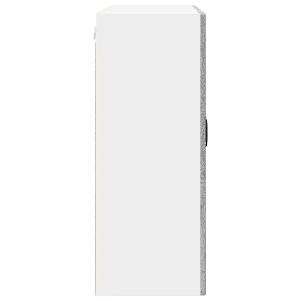 Mobile in vetro da parete PORTO Grigio Sonoma 80 x 31 x 80 cm | homemem39