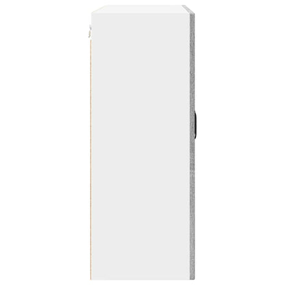 Mobile in vetro da parete PORTO Grigio Sonoma 80 x 31 x 80 cm | homemem39