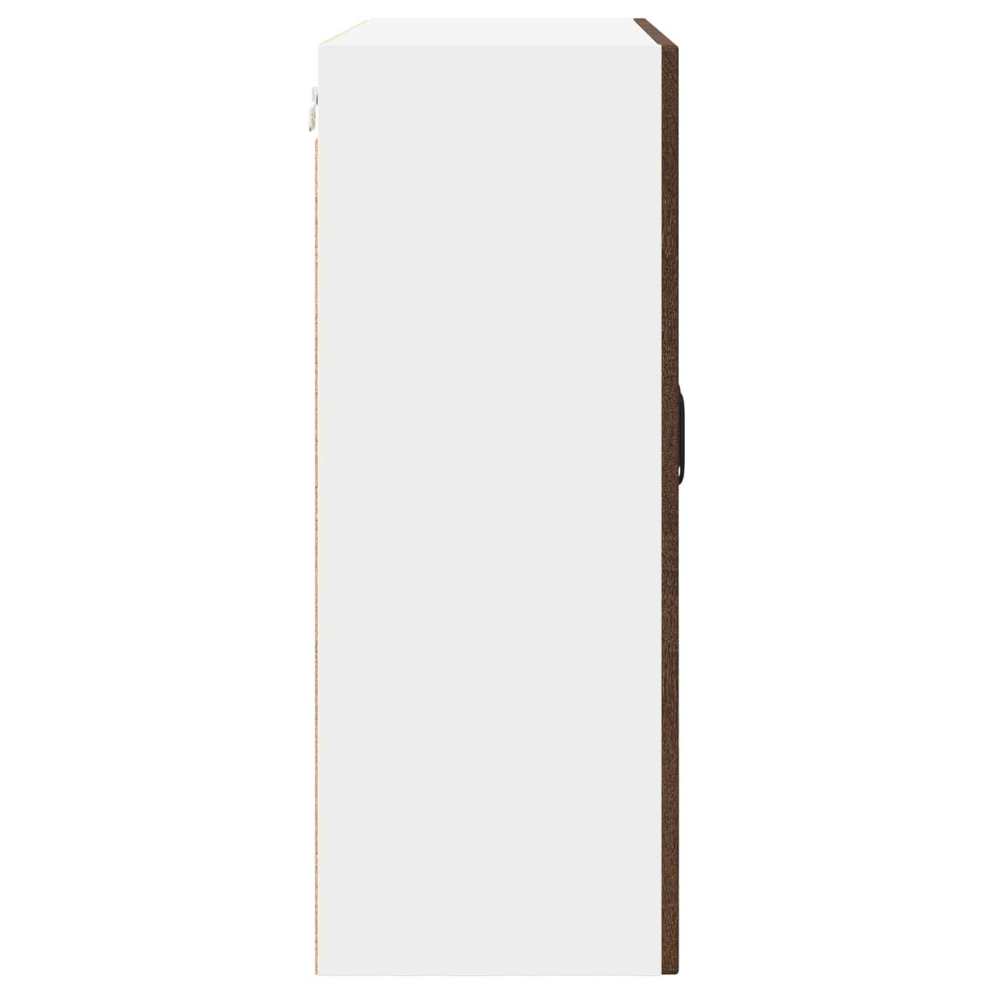 Mobile in vetro da parete PORTO Rovere Marrone 80 x 31 x 80 cm