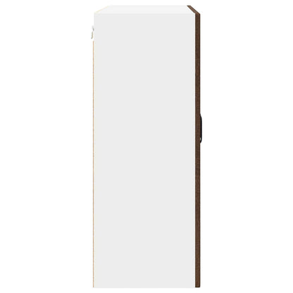 Mobile in vetro da parete PORTO Rovere Marrone 80 x 31 x 80 cm