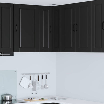 Mobile angolare per parete PORTO Nero 57 x 57 x 80 cm | homemem39