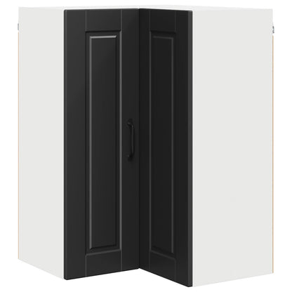 Mobile angolare per parete PORTO Nero 57 x 57 x 80 cm | homemem39