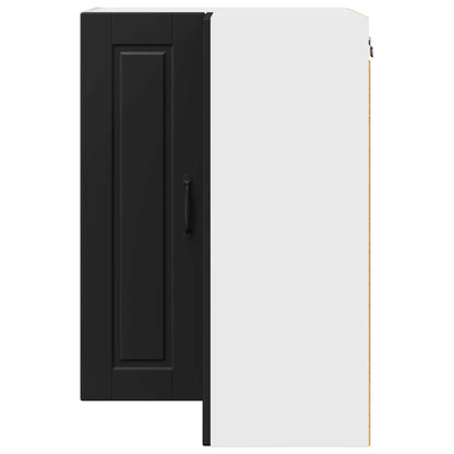 Mobile angolare per parete PORTO Nero 57 x 57 x 80 cm | homemem39