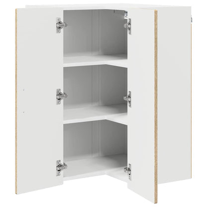 Mobile angolare per parete PORTO Rovere Sonoma 57 x 57 x 80 cm | homemem39