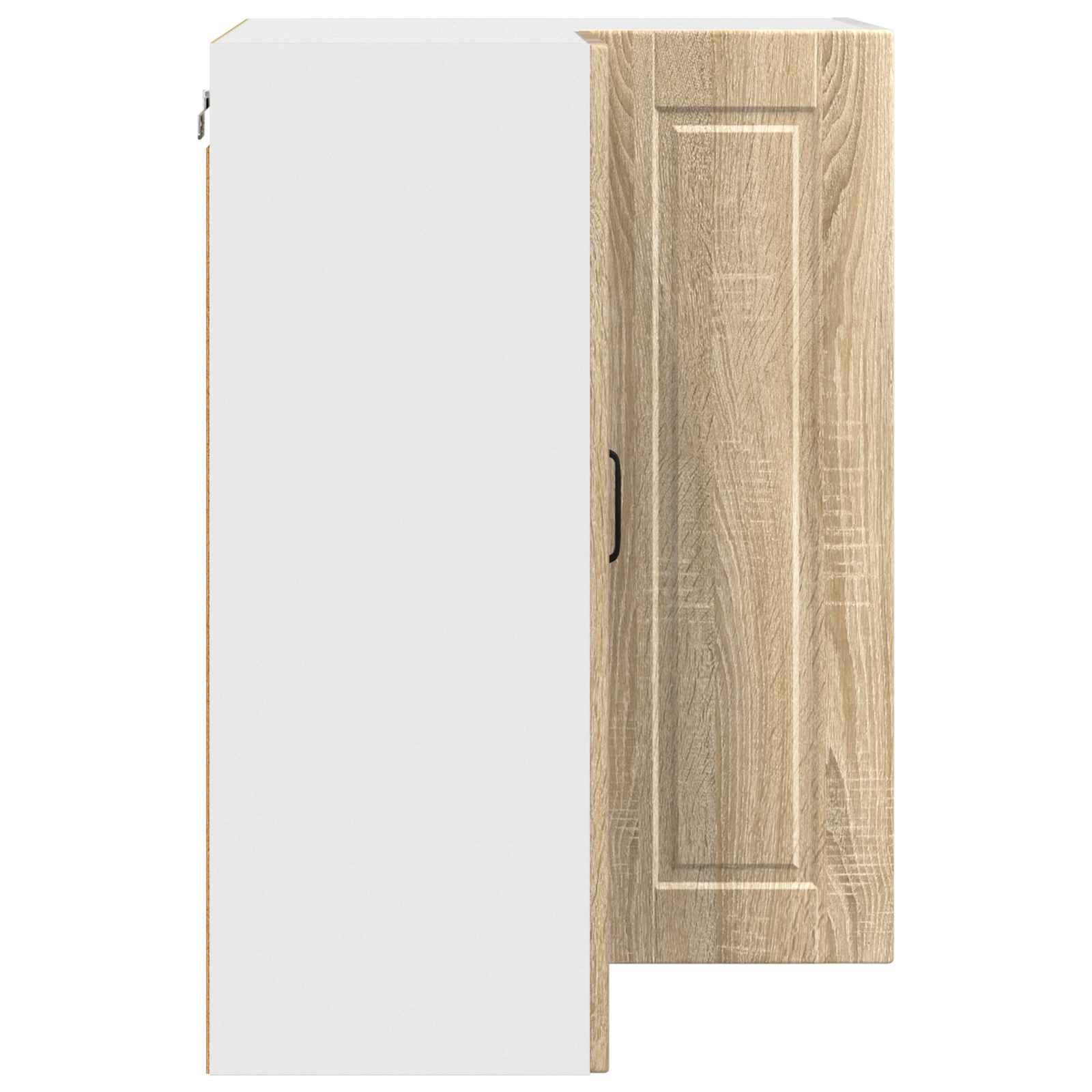 Mobile angolare per parete PORTO Rovere Sonoma 57 x 57 x 80 cm | homemem39