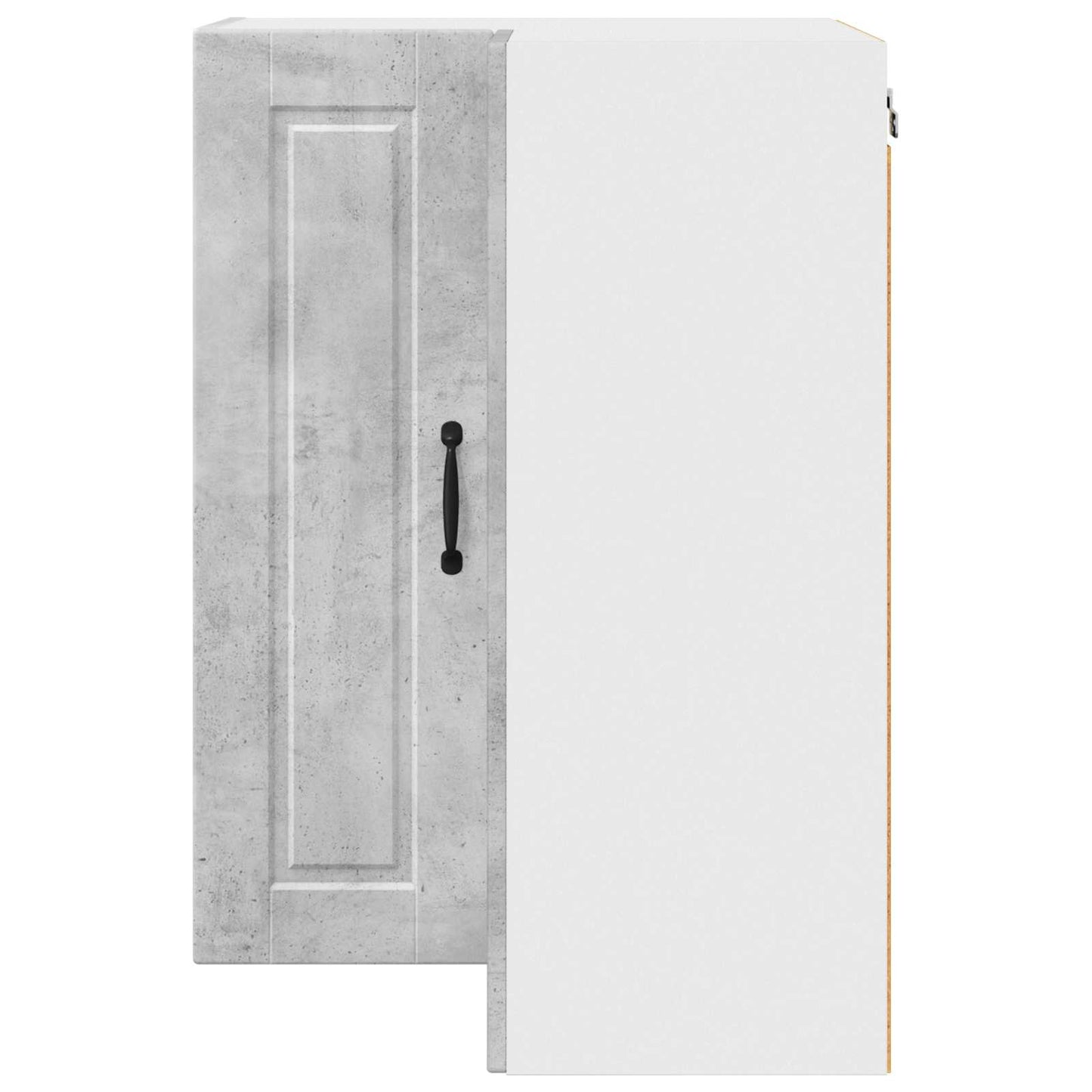 Mobile angolare per parete PORTO Grigio cemento 57 x 57 x 80 cm