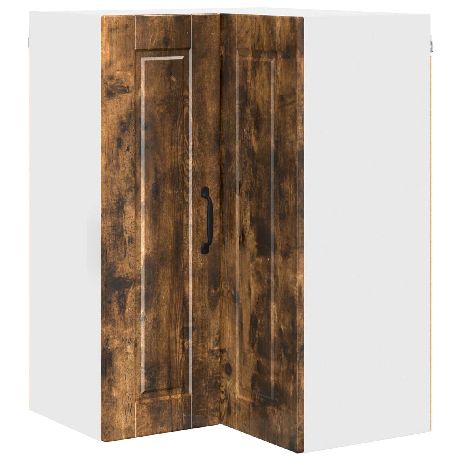 Mobile angolare per parete PORTO Rovere fumé 57 x 57 x 80 cm | homemem39