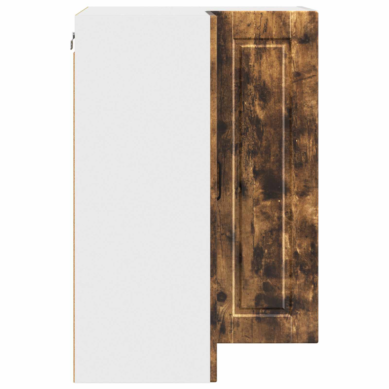 Mobile angolare per parete PORTO Rovere fumé 57 x 57 x 80 cm | homemem39