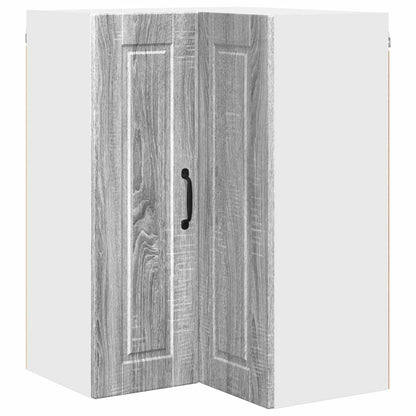 Mobile angolare per parete PORTO Grigio Sonoma 57 x 57 x 80 cm | homemem39