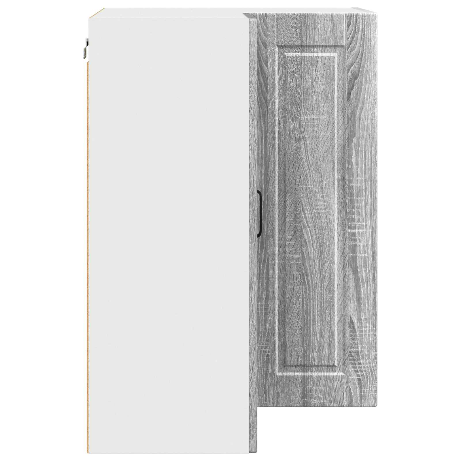 Mobile angolare per parete PORTO Grigio Sonoma 57 x 57 x 80 cm | homemem39