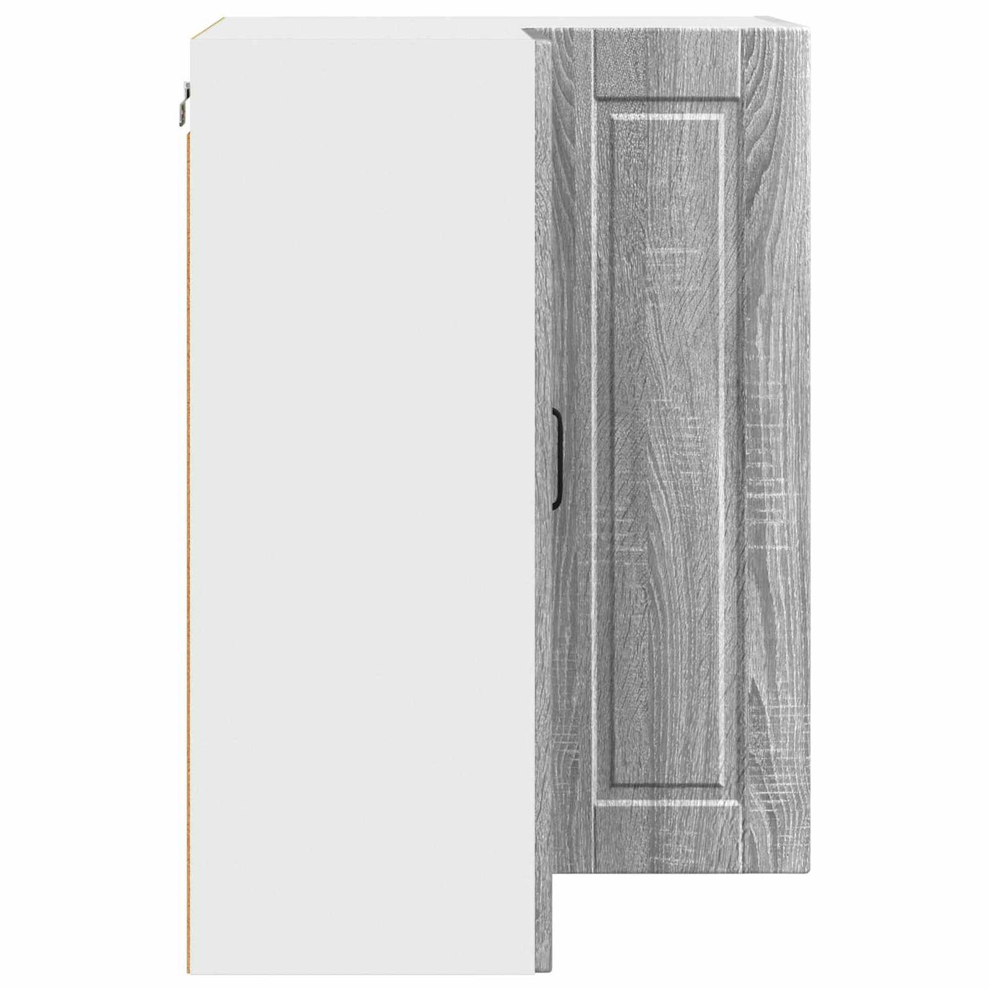 Mobile angolare per parete PORTO Grigio Sonoma 57 x 57 x 80 cm