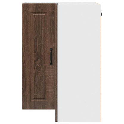 Mobile angolare per parete PORTO Rovere Marrone 57 x 57 x 80 cm