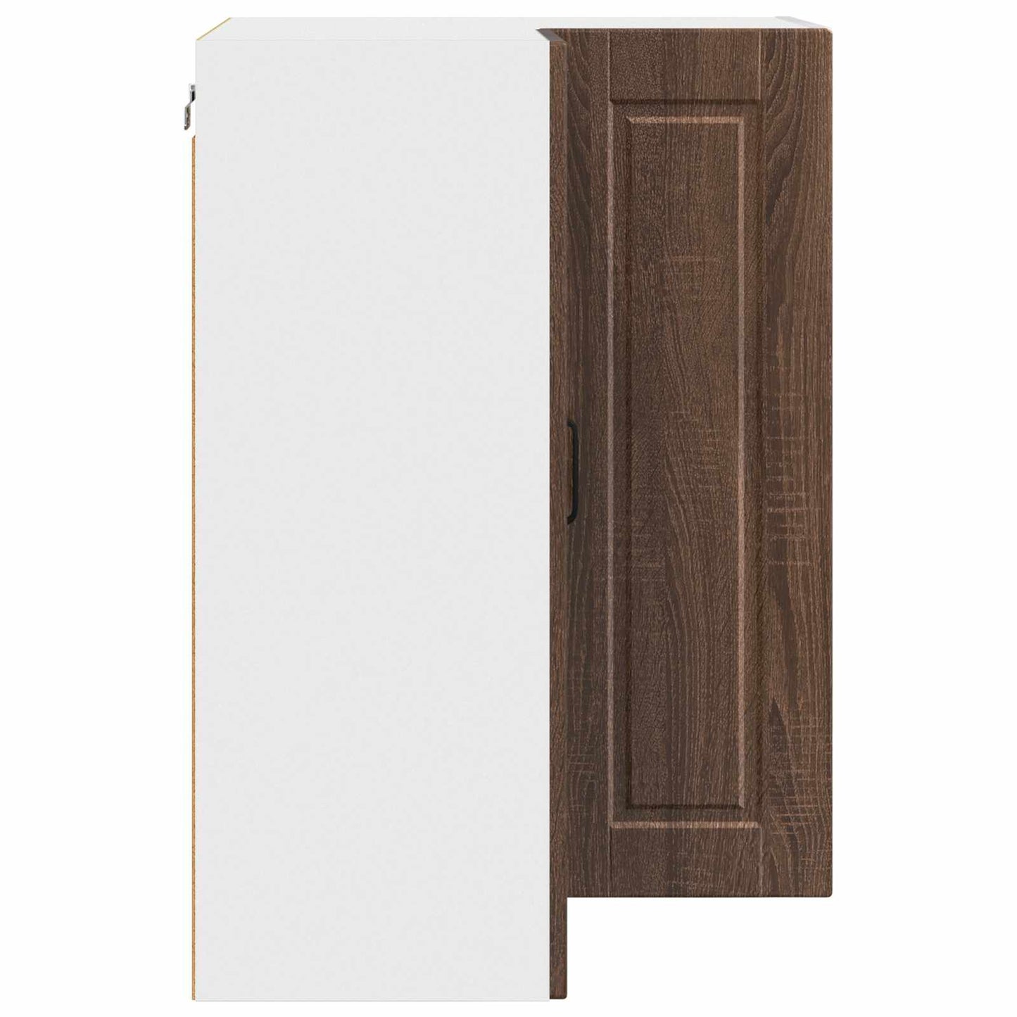 Mobile angolare per parete PORTO Rovere Marrone 57 x 57 x 80 cm | homemem39