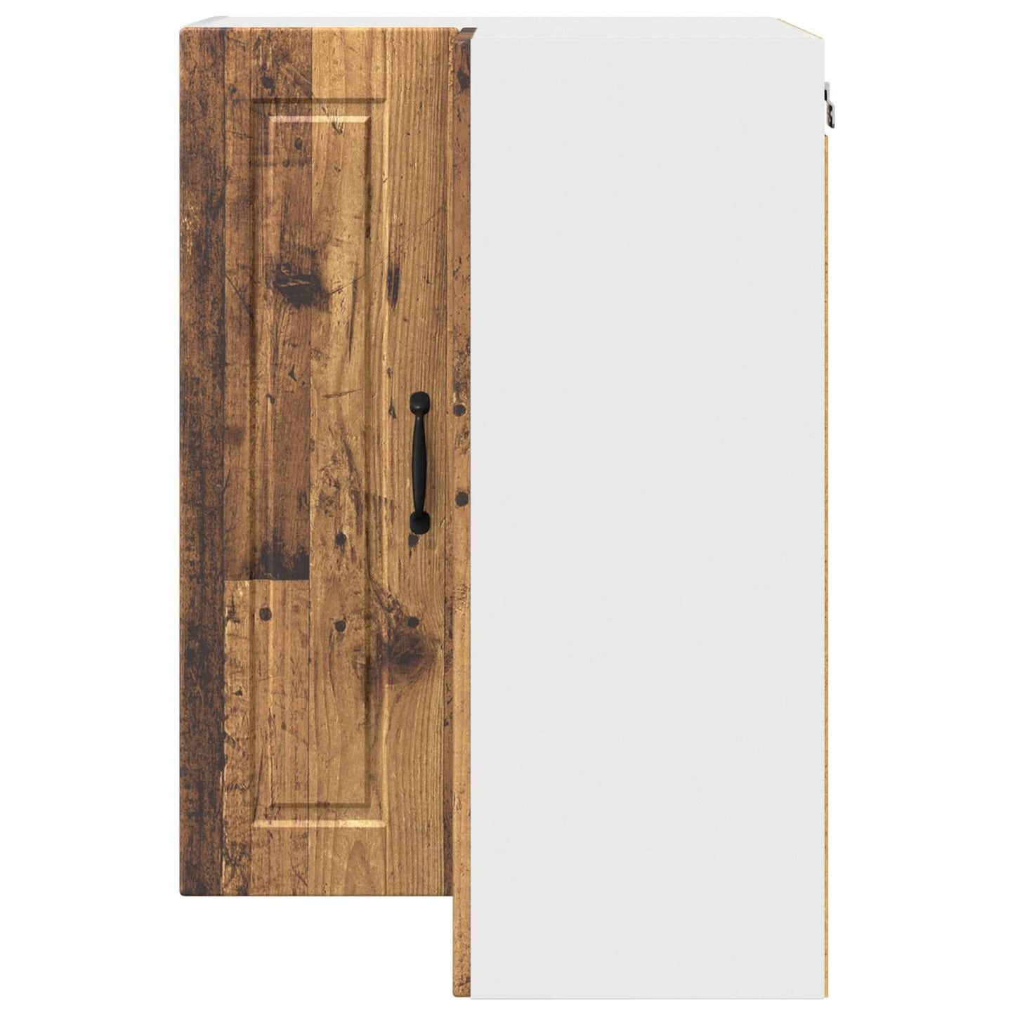 Mobile angolare per parete PORTO Legno vecchio 57 x 57 x 80 cm | homemem39
