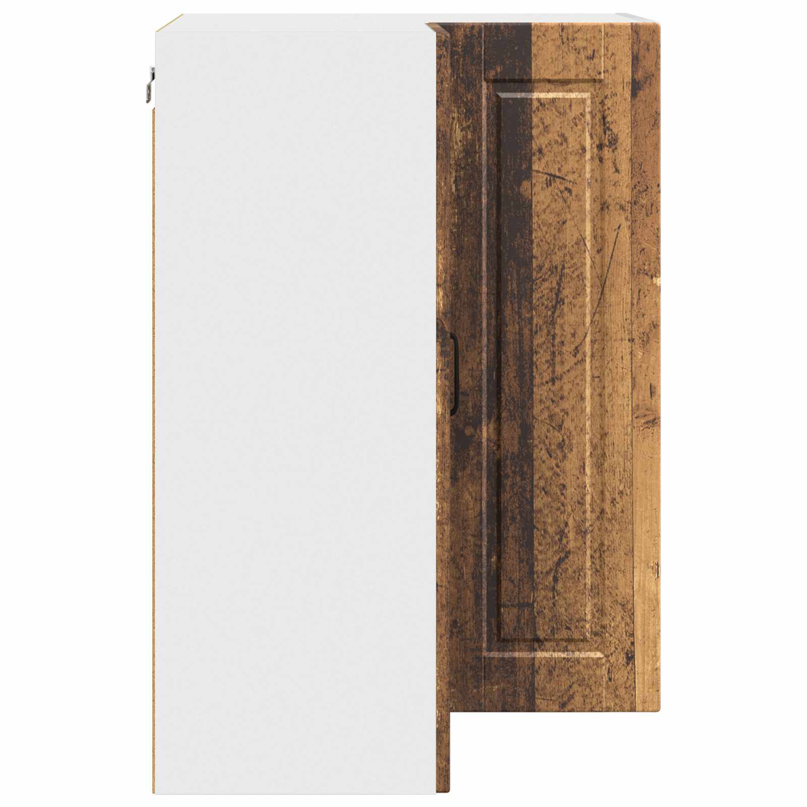Mobile angolare per parete PORTO Legno vecchio 57 x 57 x 80 cm | homemem39