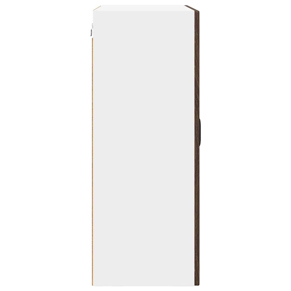 Mobile in vetro da parete PORTO Rovere Marrone 60 x 31 x 80 cm | homemem39