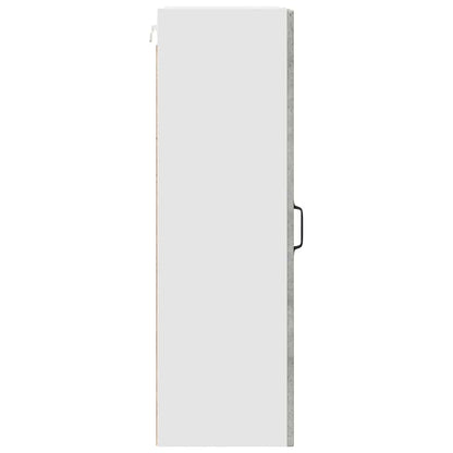 Mobile in vetro da parete PORTO Grigio cemento 40 x 31 x 100 cm | homemem39