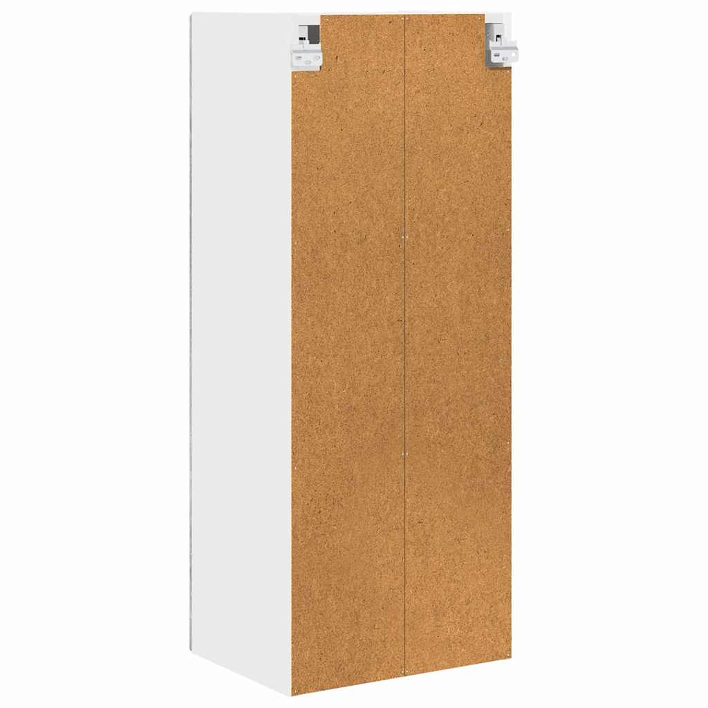 Mobile in vetro da parete PORTO Grigio Sonoma 40 x 31 x 100 cm | homemem39