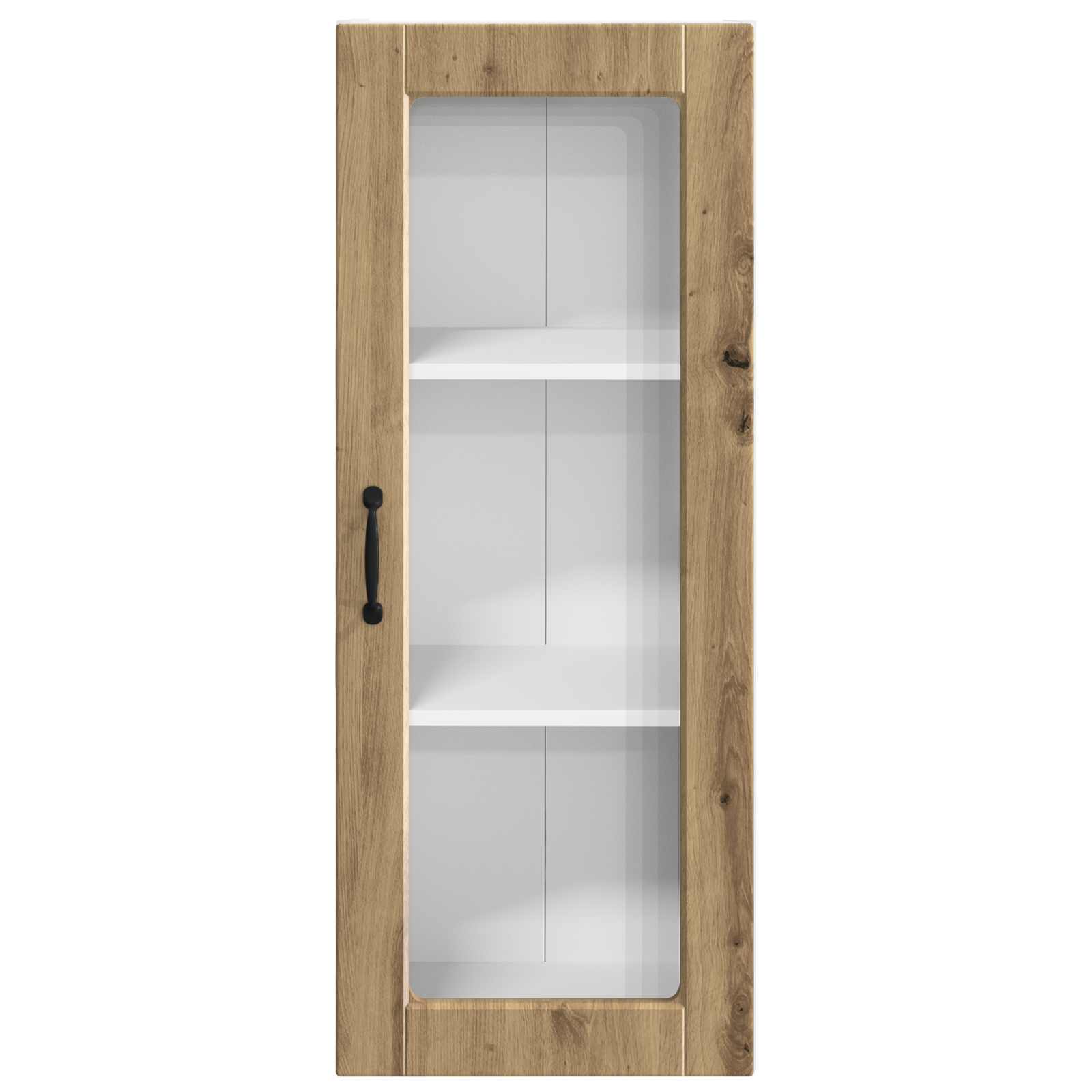 Mobile in vetro da parete PORTO Rovere artigianale | homemem39