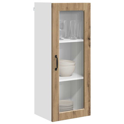 Mobile in vetro da parete PORTO Rovere artigianale | homemem39