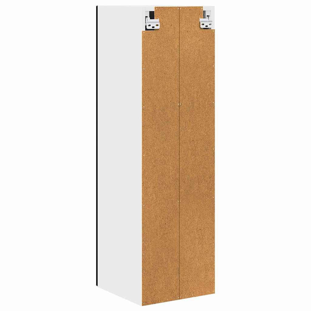 Armadietto a muro PORTO Nero 30 x 31 x 100 cm Legno multistrato | homemem39