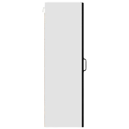 Armadietto a muro PORTO Nero 30 x 31 x 100 cm Legno multistrato | homemem39